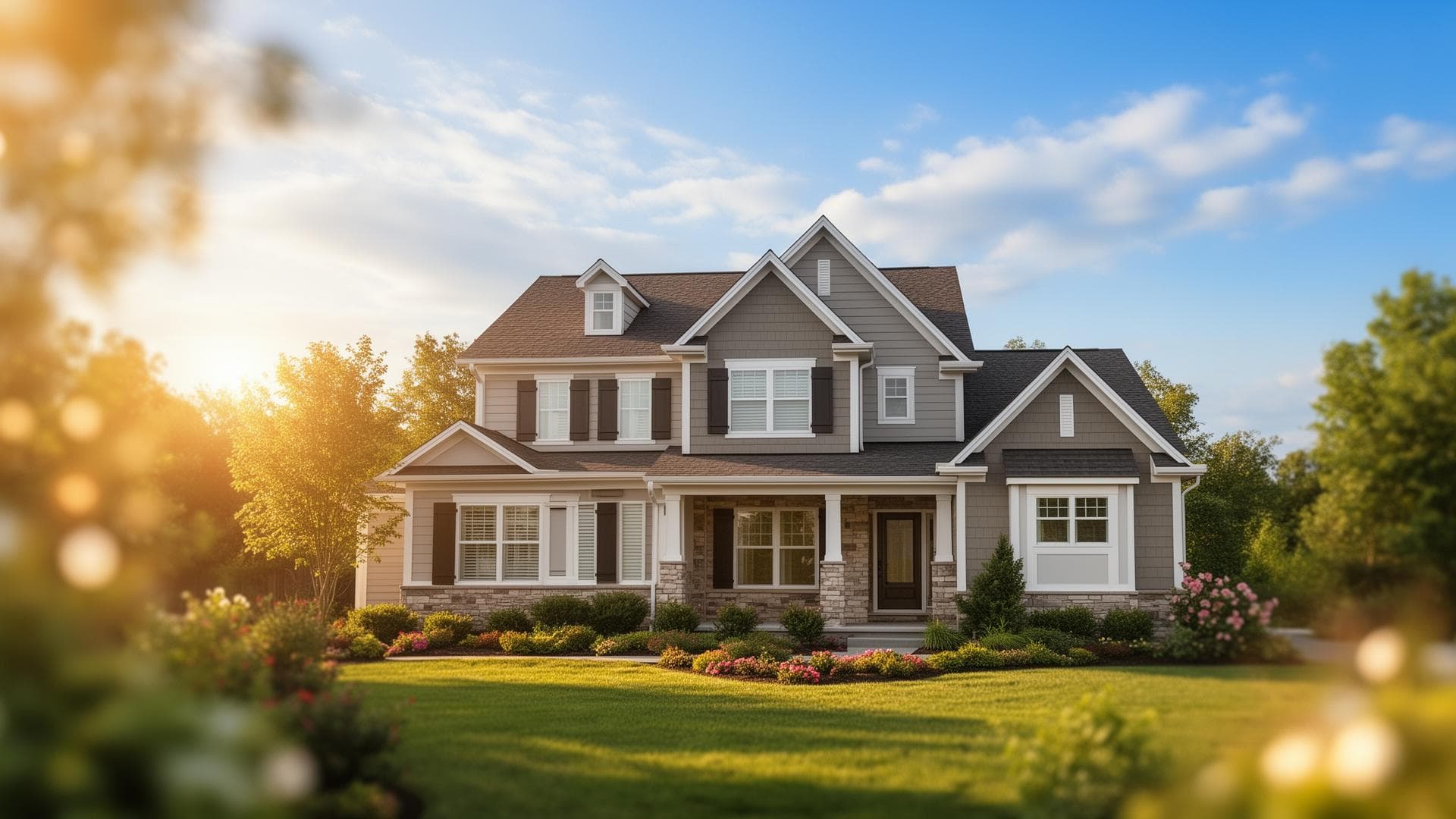 Beautiful home exterior